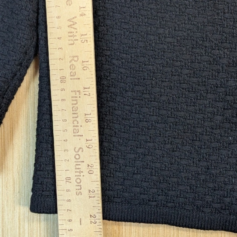 Banana Republic‎ Womens Minimalist Merino Cashmere Blend Cardigan Jacket Black S - Picture 8 of 9